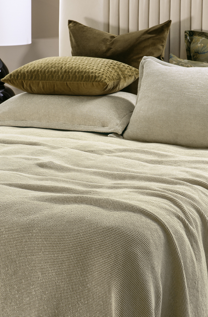 Bianca Lorenne - Sottobosco Sand Bedspread (Pillowcases - Eurocases Sold Separately) image 0